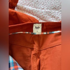 Tach Clothing Palma Pant Ruffle Corderoy Rust Colored Size large